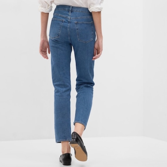 High Rise Straight Leg Jeans Long Inseam - Picture 4 of 12